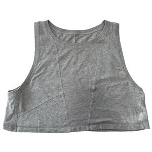 Offline by aerie Grey Crop Tank Size L